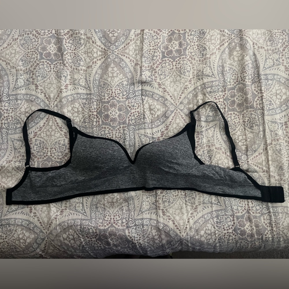 Gray Bra: 1/2 Sport, 1/2 Everyday Bra